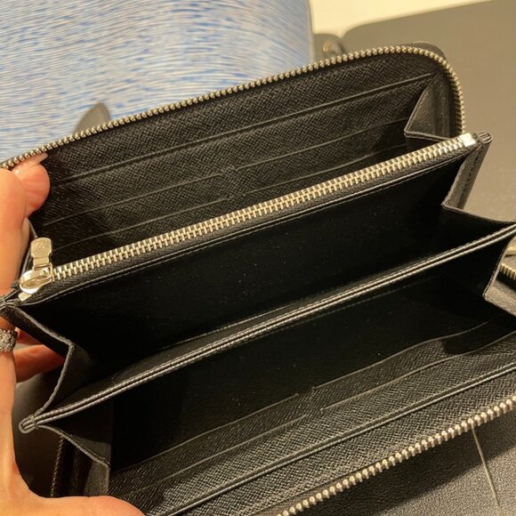 Louis Vuitton Epi Neverfull MM Denim Light w/ Pouch and Matching Wallet (JB1315) - Picture 12 of 16